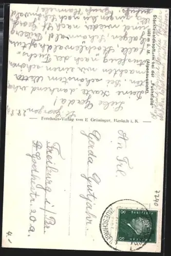 AK Stöcklewaldkopfturm, Aussichtsturm bei der Fuchsfalle