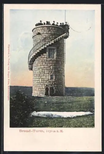 AK Furtwangen, Blick auf den Brend-Turm