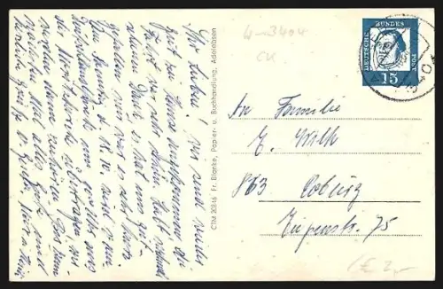 AK Adelebsen /Uslar-Land, Schloss, Schlosshof, Schlossturm