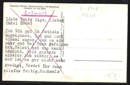 AK Ostheim vor der Rhön, Ortsansicht