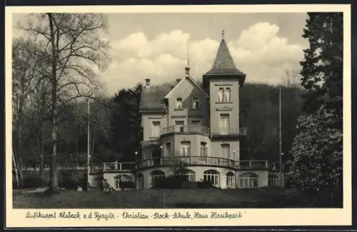 AK Alsbach a. d. Bergstr., Christian-Stock-Schule, Haus Hirschpark