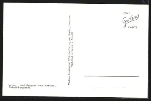 AK Alsbach a. d. Bergstr., Christian-Stock-Schule, Haus Hirschpark