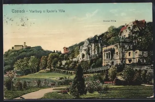 AK Eisenach, Wartburg, Reuter-Villa
