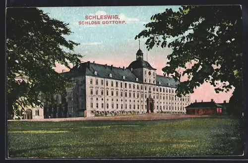 AK Schleswig, Schloss Gottorp, Regimentstag ehem. 84er 1923