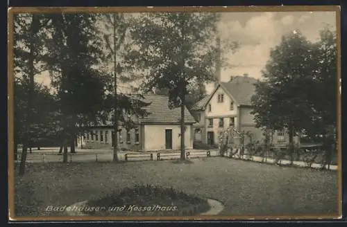 AK Bad Orb a. Spessart, Badehäuser und Kassahaus