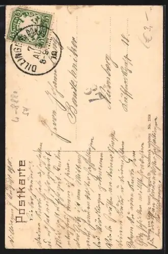 AK Dillingen /D., Schloss-Portal