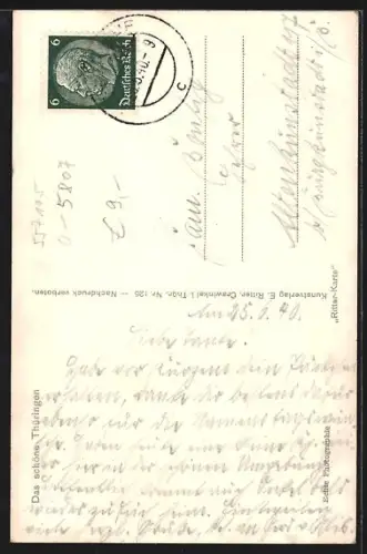 AK Ohrdruf i. Thür., Felspartie über Stutzhaus-Luisenthal