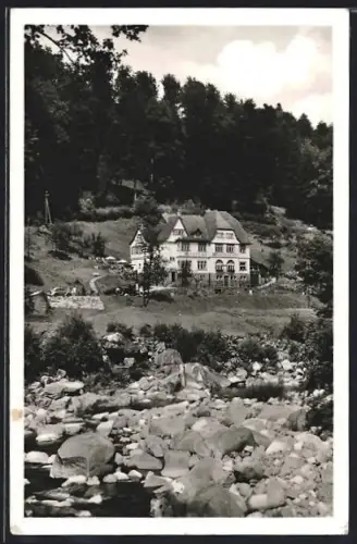 AK Raumünzach im Murgtal, Hotel Wasserfall, Bes. Ernst Förderer