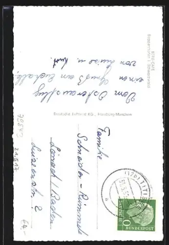 AK Seppenhofen i. Schwarzwald, Berg-Café