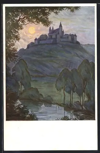 AK Solbad Hall /Schwäb., Komburg, Landschaft