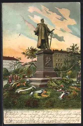AK Chemnitz, Kaiser Wilhelm-Denkmal
