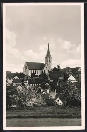 AK Ertingen /Württ., Ortsansicht mit Kirche