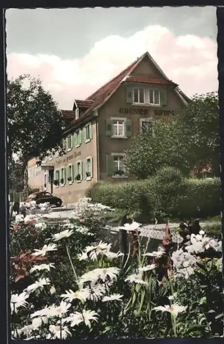 AK Oedsbach, Gasthof-Pension Zum grünen Baum, Bes.: Familie Karl Müller