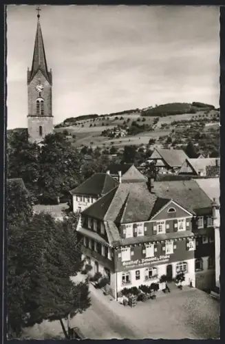 AK Oberharmersbach /Schwarzwald, Gasthof und Pension Zur Stube, zum Sternen und zu den Drei wilden Schweinsköpfen