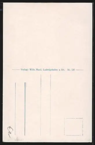 AK Speyer a. Rh., Blick auf den Dom aus der Vogelschau