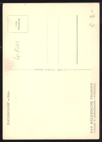 AK Escherndorf /Main, Bildstock auf dem Weinberg