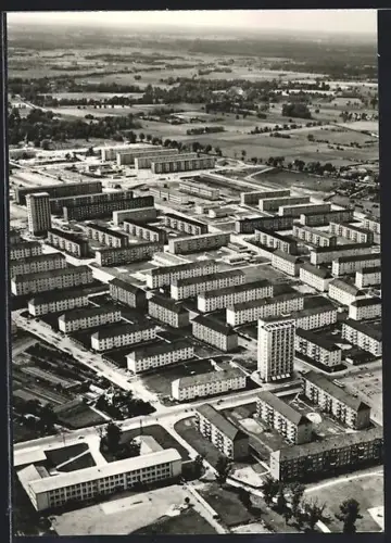 AK Lübbenau, Ortsansicht aus der Vogelschau