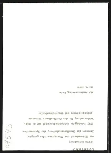 AK Lübbenau, Ortsansicht aus der Vogelschau