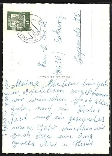 AK Adelebsen, Gasthaus Ratskeller, Strassenpartie mit Wohnhaus, Stadtturm