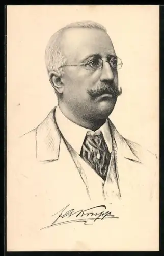 AK Porträt Friedrich Alfred Krupps