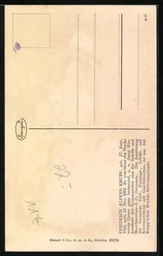 AK Porträt Friedrich Alfred Krupps