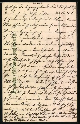 Künstler-AK E. Döcker: Mann gibt Frau die Hand, Vergissmeinnicht