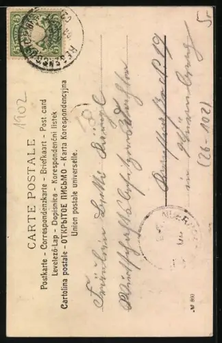 Künstler-AK Charles Scolik: Mann beim Fensterln mit Getränk