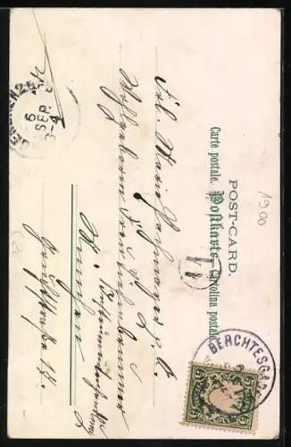 Künstler-AK E. Döcker: Fensterln