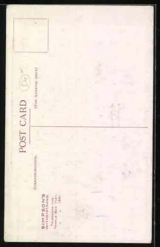 AK Simpson`s in the Strand, The Famois Old English Eating House, The Gentleman who asked the carver whether...