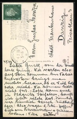 Künstler-AK Roberto Sgrilli: Harlekin und Frau auf dem Mond