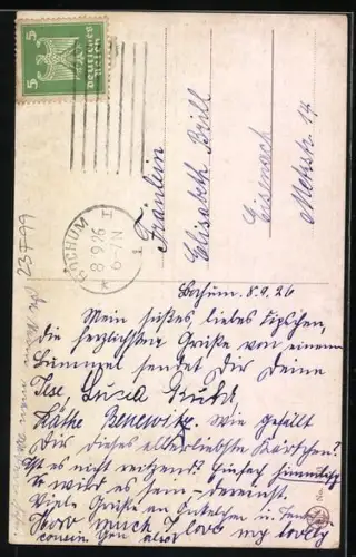 Künstler-AK Wally Fialkowska: Wir haben einander so lieb!, Kinder mit Kopfhörern auf Herz