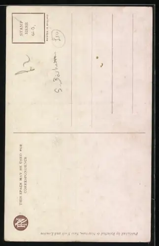 Künstler-AK S. Barham: What's o'clock, Mädchen spielen auf einer Blumenwiese