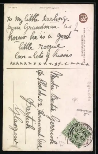 Künstler-AK Philip Boileau: A Good little Rogue