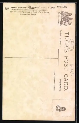 Künstler-AK Angelo Asti: Hübsche junge Dame mit Blume im Haar und hellgrünem Kleid