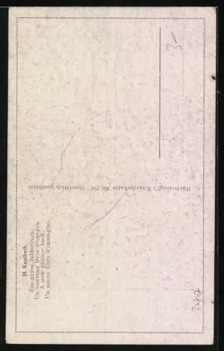 Künstler-AK Hermann Kaulbach: Mutter liest ihren Kindern aus einem neuen Bilderbuch vor