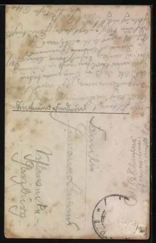 Foto-AK L.J. & F.F.: 2199 /2, Junge mit Brille porträtiert