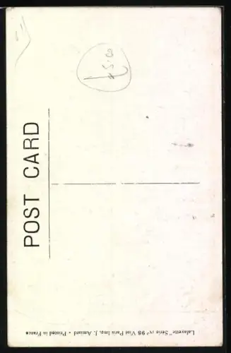 Künstler-AK sign. Mac: Kleiner Afrikaner erzählt Heldengeschichten