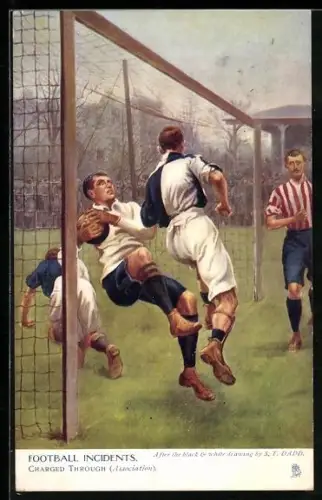 AK Torwart hält den Ball beim Fussballspiel