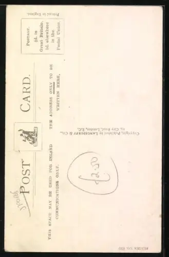 Künstler-AK Fussball, Junge rennt voller Eifer aus dem Tor, A Dash for the Ball