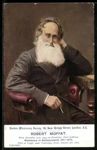 AK Missionar Robert Moffat, Missionary in Bechuanaland