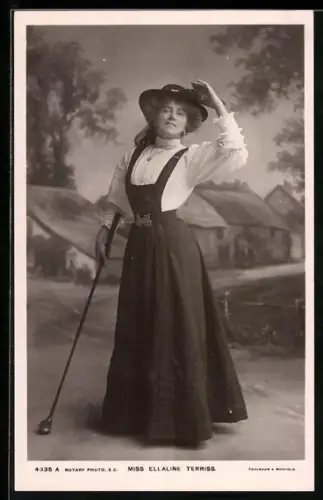 AK Miss Ellaine Terriss, Golfspielerin