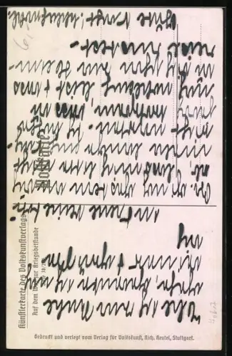 Künstler-AK junge Frau im Gebet, Mein Liebster weilt im Krieg und Not..., Propaganda