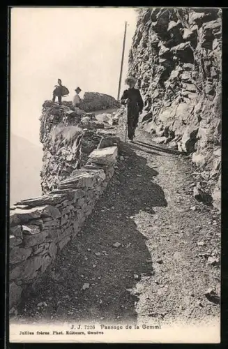 AK Gemmi, Passage de la Gemmi