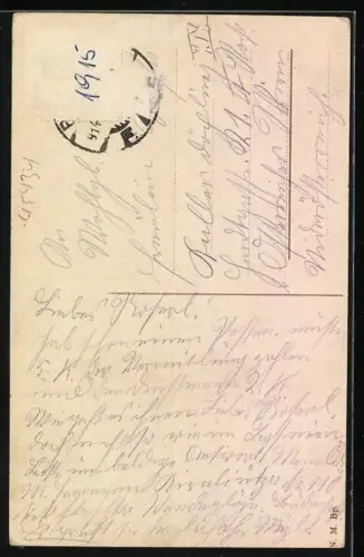 AK Budapest, Andrássy-út, Andrássy-Strasse