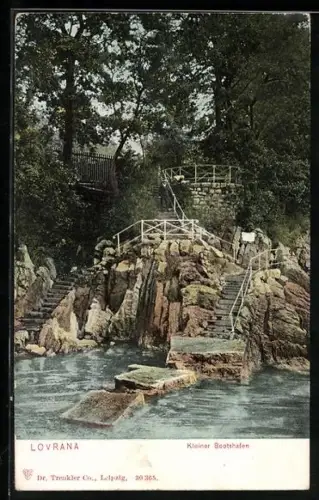 AK Lovrana, Kleiner Bootshafen