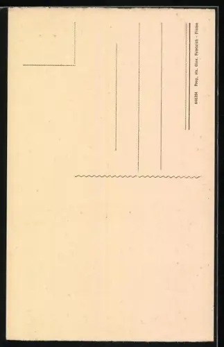 AK Fiume, Torre Civica, Strassenpartie mit Geschäften und Passanten