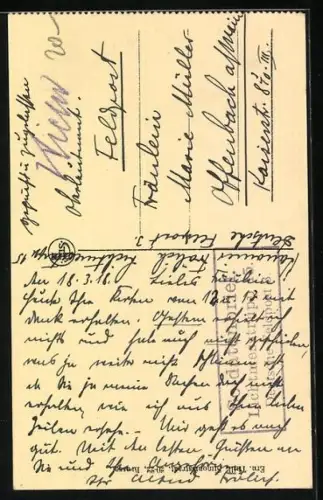 AK Zeebrugge, de Watertoren, Wasserturm