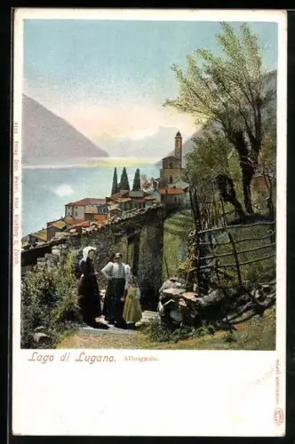 AK Albogasio, Teilansicht, Bäuerinnen
