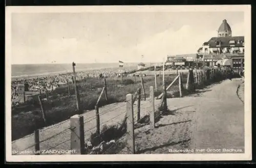 AK Zandvoort, Boulevard met Groot Badhuis