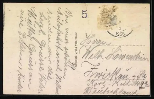 AK Valkenburg, Gezicht op Ruine en Schaelsberg